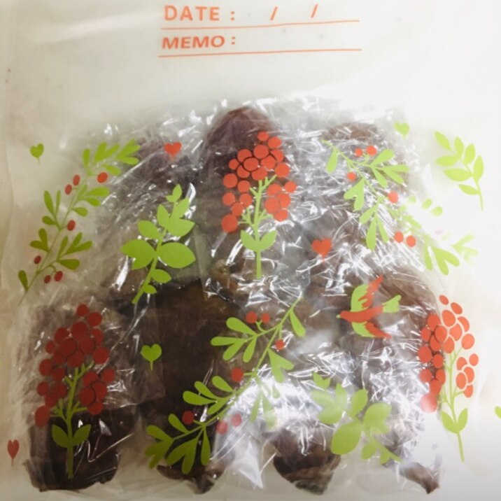 これは便利!☆干し柿の冷凍保存法☆